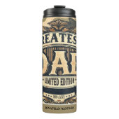 Greatest Dad Limited Edition Vintage  Retro Style Thermosbeker (Voorkant)