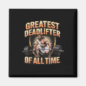 Greatest Deadlifter Of All Time Jesus  Magneet (Voorkant)