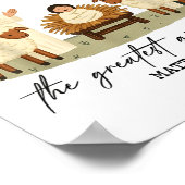 Greatest Gift Of All Nativity Scene Christian Chri Poster (Hoek)