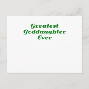Greatest Goddochter Ever Briefkaart