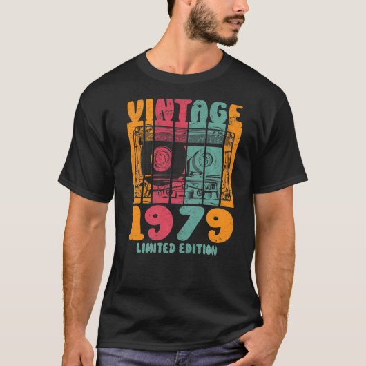 Greatest Hits 1979 Retro Birthday T-shirt (Voorkant)