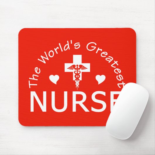 Greatest Nurse mousepad Muismat (Met muis)