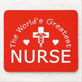 Greatest Nurse mousepad Muismat (Voorkant)
