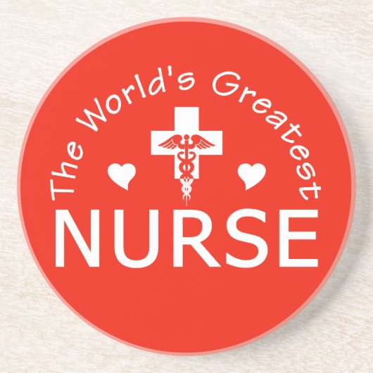Greatest Nurse onderzetter (Voorkant)
