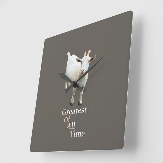 Greatest of all time Goat Vierkante Klok (Hoek)