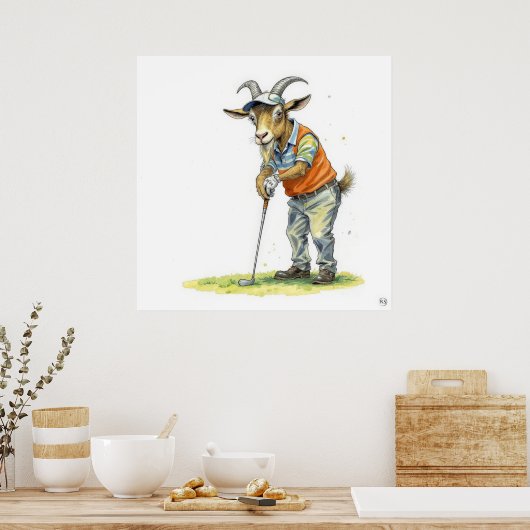 Greatest Of All Time - Golf Art Print (Keuken)