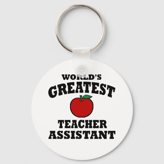 Greatest Teacher Assistant Sleutelhanger (Voorkant)