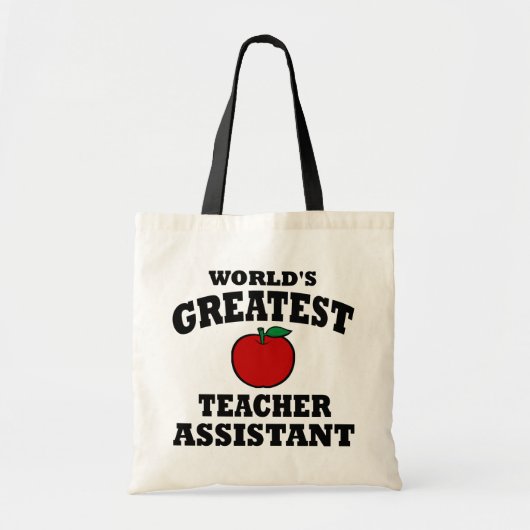Greatest Teacher Assistant Tote Bag (Voorkant)