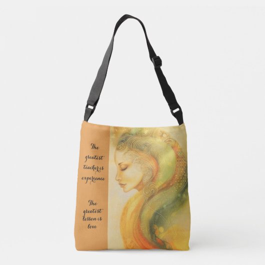 Greatest Teacher/Greatest Lesson Tote Crossbody Tas (Achterkant)