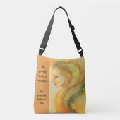 Greatest Teacher/Greatest Lesson Tote Crossbody Tas (Voorkant)