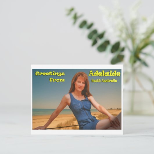 Greatings from Adelaide Briefkaart (Staand voorkant)