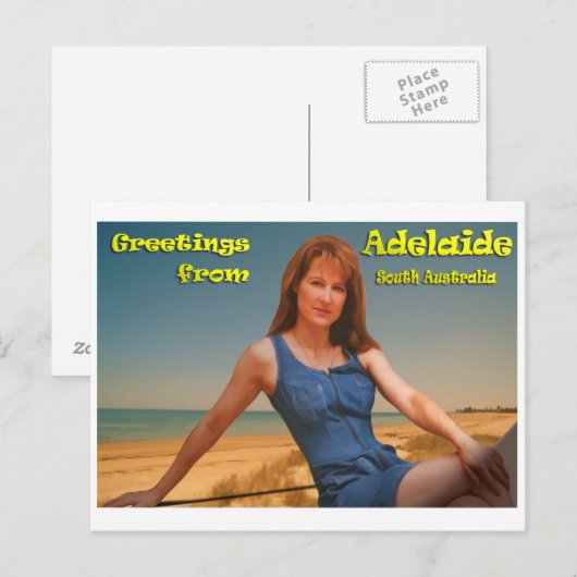 Greatings from Adelaide Briefkaart (Voorkant / Achterkant)