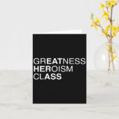 Greatness Heroism Cl Eat Her As$ Funny Pun Sarcasm Kaart (Gele Bloem)