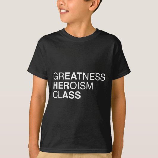 Greatness Heroism Cl Eat Her As$ Funny Pun Sarcasm T-shirt (Voorkant)