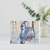 Grebe Briefkaart (Staand voorkant)