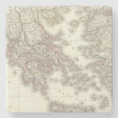 Grece ancienne - Oude Griekenland Stenen Onderzetter (Voorkant)