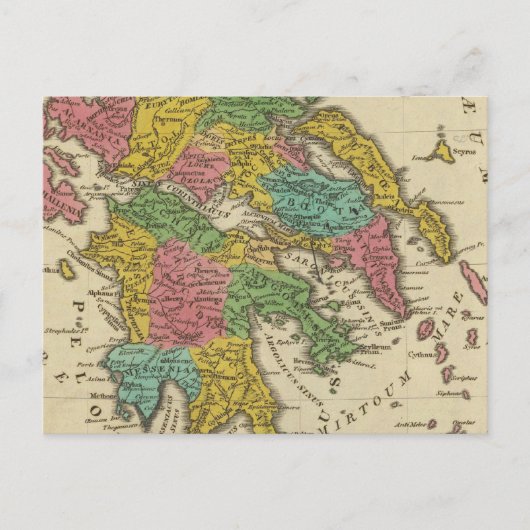 Grecia Antiqua Briefkaart (Voorkant)