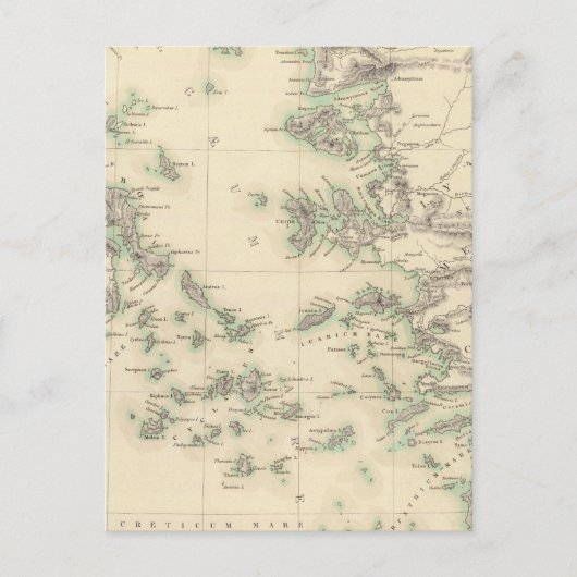 Grecian Archipelago, oud Briefkaart (Voorkant)