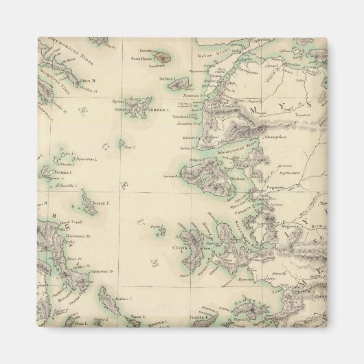 Grecian Archipelago, oud Magneet (Voorkant)