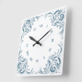 Grecian Mediterranean Decorative Vierkante Klok (Hoek)