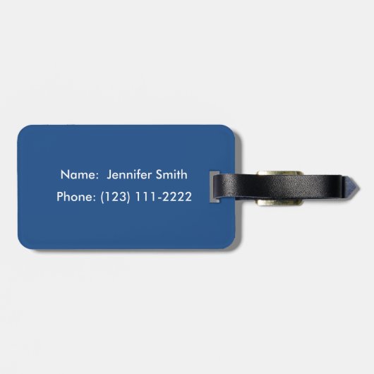 Grecian Paradise. schilderij van de waterverf Sant Bagagelabel (Achterkant horizontaal)