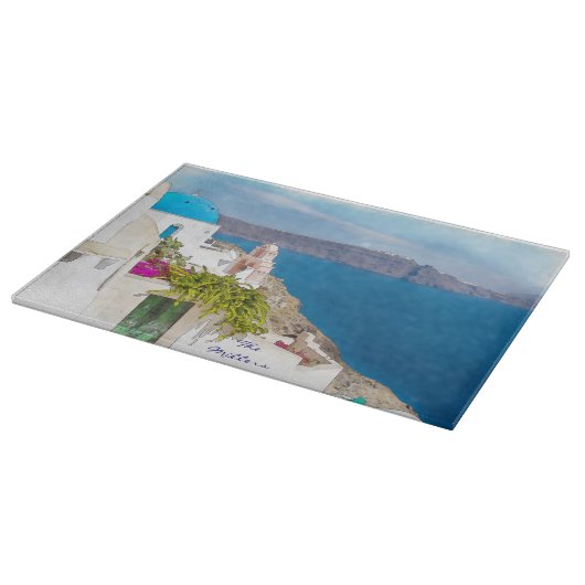 Grecian Paradise. schilderij van de waterverf Sant Snijplank (Hoek)