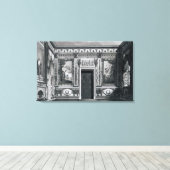 Grecian salon van 'Architecture' Canvas Afdruk (Insitu (Houten vloer))