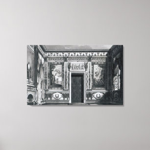 Grecian salon van 'Architecture' Canvas Afdruk