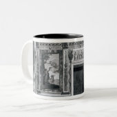 Grecian salon van 'Architecture' Tweekleurige Koffiemok (Voorkant links)