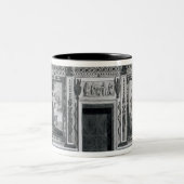 Grecian salon van 'Architecture' Tweekleurige Koffiemok (Center)