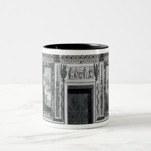 Grecian salon van 'Architecture' Tweekleurige Koffiemok (Center)