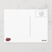 Grecian Spiral Circle Waves Briefkaart (Achterkant)