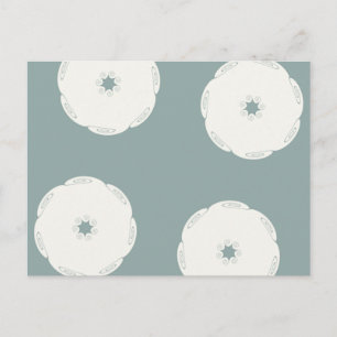 Grecian Spiral Circle Waves Briefkaart