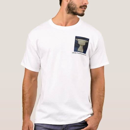 Grecian Urn Tufa Planter T-shirt (Voorkant)