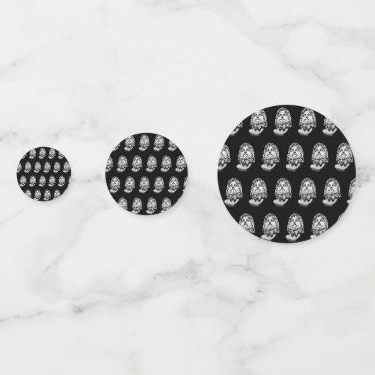 Greco Roman Bust Confetti (Achterkanten)