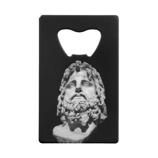 Greco Roman Bust Creditkaart Flessenopener (Voorkant)