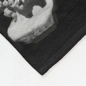 Greco Roman Bust Fleece Deken (Hoek)