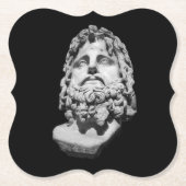 Greco Roman Bust Kartonnen Onderzetters (Voorkant)