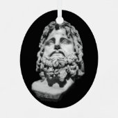 Greco Roman Bust Metalen Ornament (Achterkant)