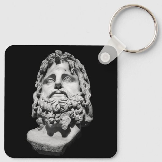 Greco Roman Bust Sleutelhanger (Achterkant)