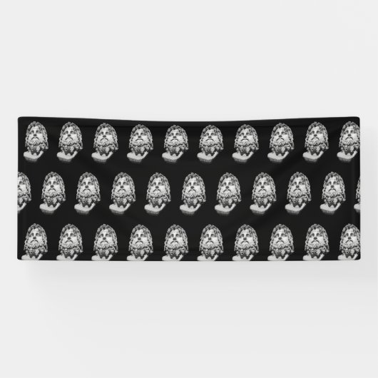 Greco Roman Bust Spandoek (Horizontaal)