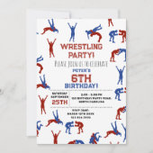 Greco Roman Freestyle Wrestling Kids Verjaardag Kaart (Voorkant)