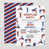 Greco Roman Freestyle Wrestling Kids Verjaardag Kaart (Voorkant / Achterkant)