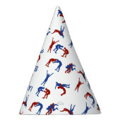 Greco Roman Freestyle Wrestling Verjaardagsfeestje Feesthoedjes (Rechts)