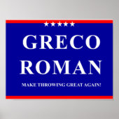 Greco Roman Poster (Voorkant)
