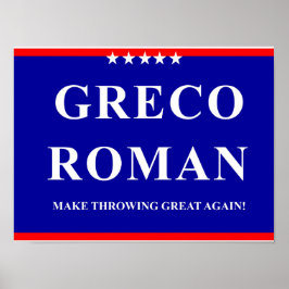 Greco Roman Poster