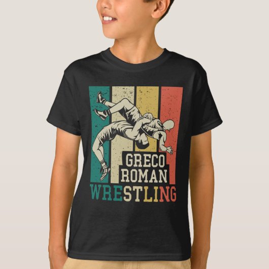 Greco Roman Wrestling Fighter Wrestler T-shirt (Voorkant)