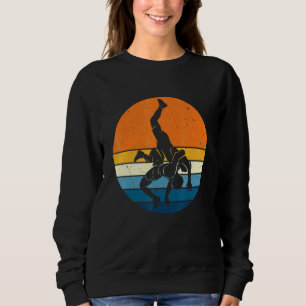 Greco Roman Wrestling Sport Retro Sunset Trui