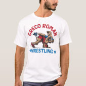 Greco Roman Wrestling T-shirt (Voorkant)