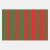 Gree and Gold kerstwarenbont Verpakkingspapier Inpakpapier Vel (Voorkant 3)